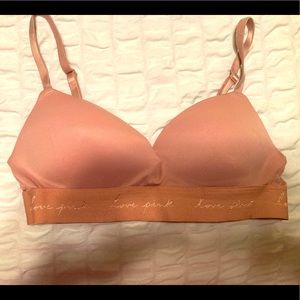COPY - VS Pink Bra..push up..no wire…Euc..